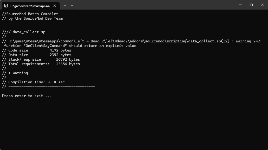 编译成功示意图